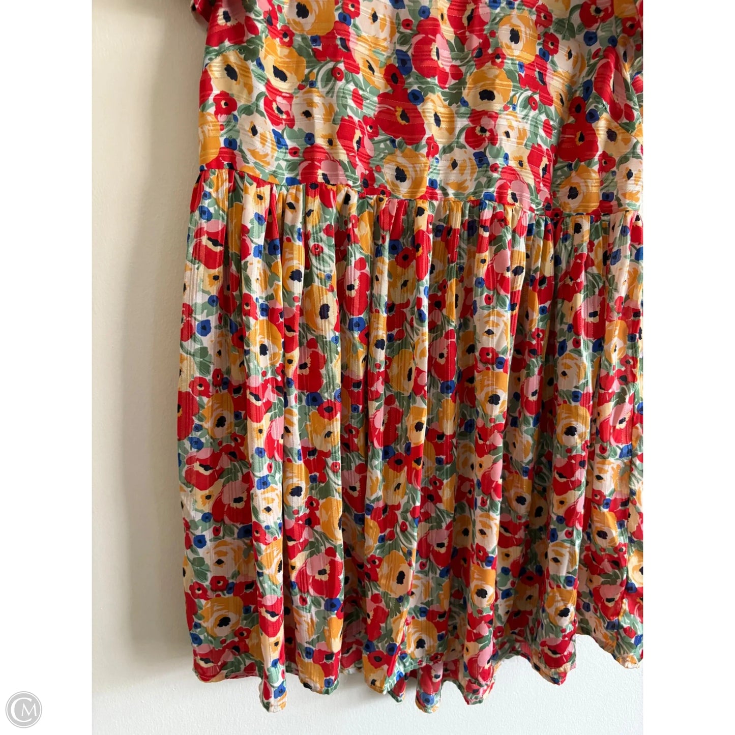 Dress Floral By Umgee, Size: Medium