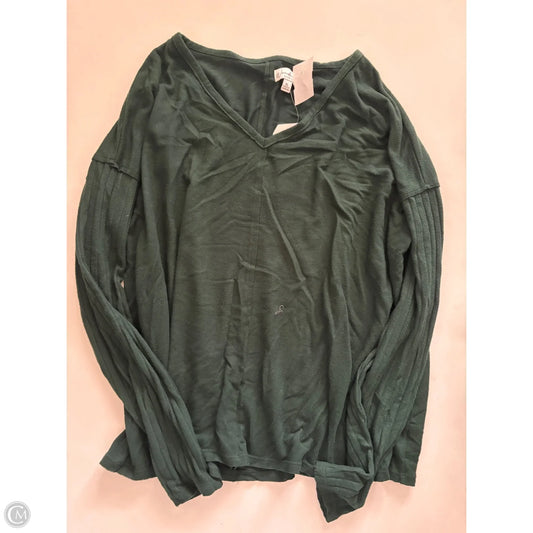 Top Long Sleeve By Wonderly In Green, Size: Xl