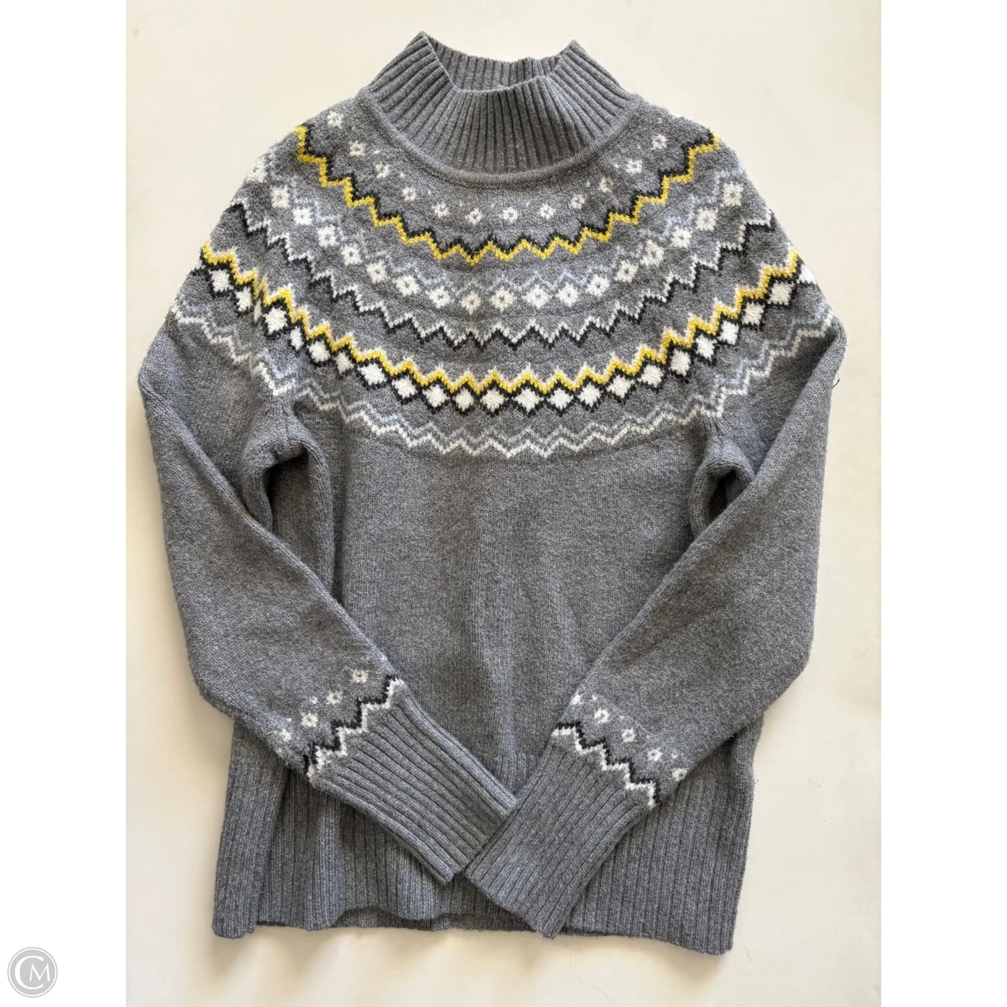 Sweater By Style And Company In Grey, Size: M