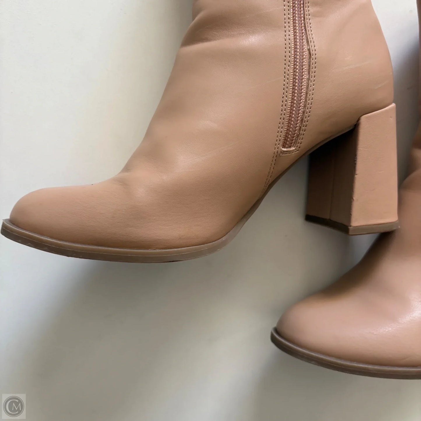 Boots Knee Flats By A New Day In Tan, Size: 7