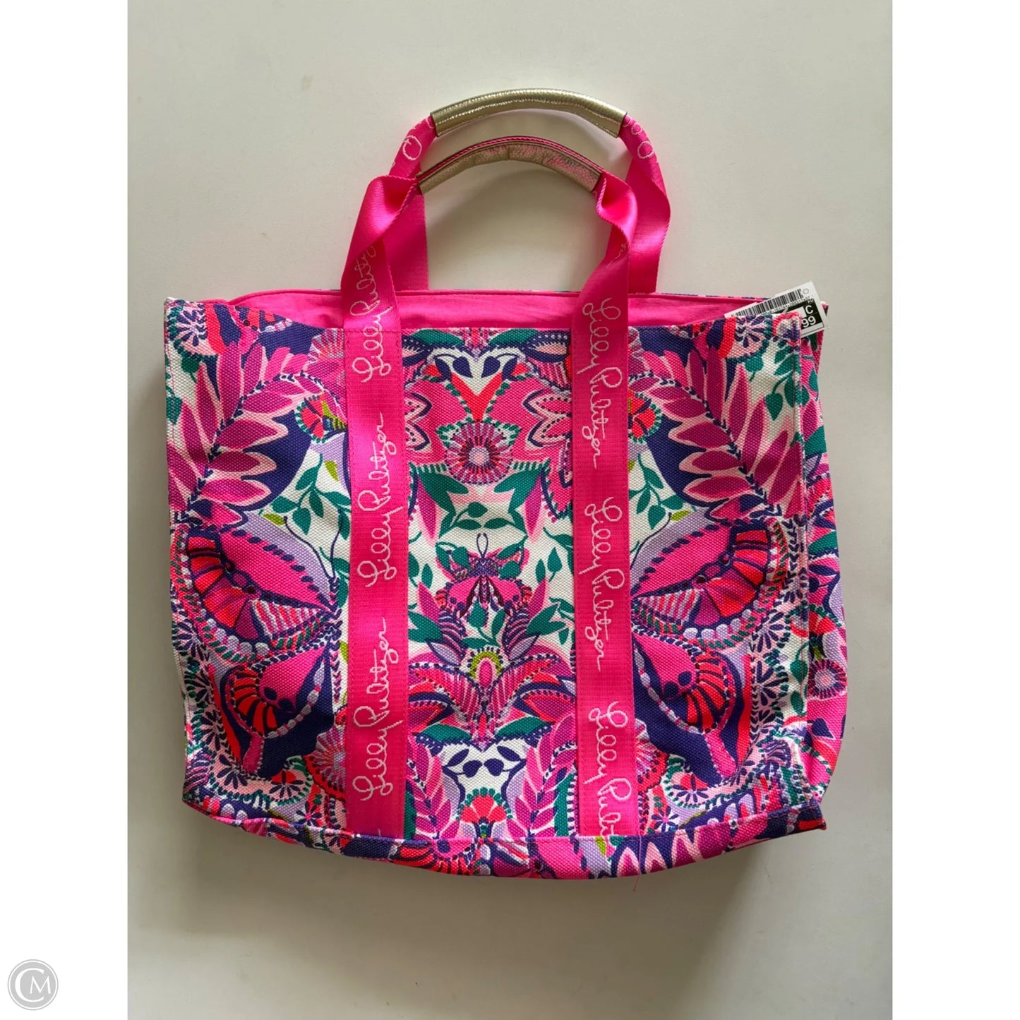 Tote Designer By Lilly Pulitzer, Size: Large