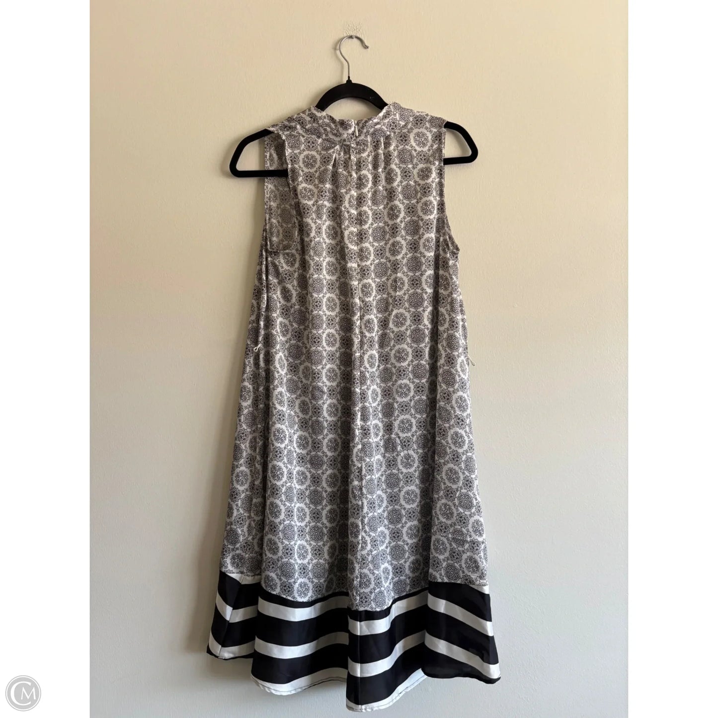 Dress Casual Midi By Peter Som In Black & White, Size: M