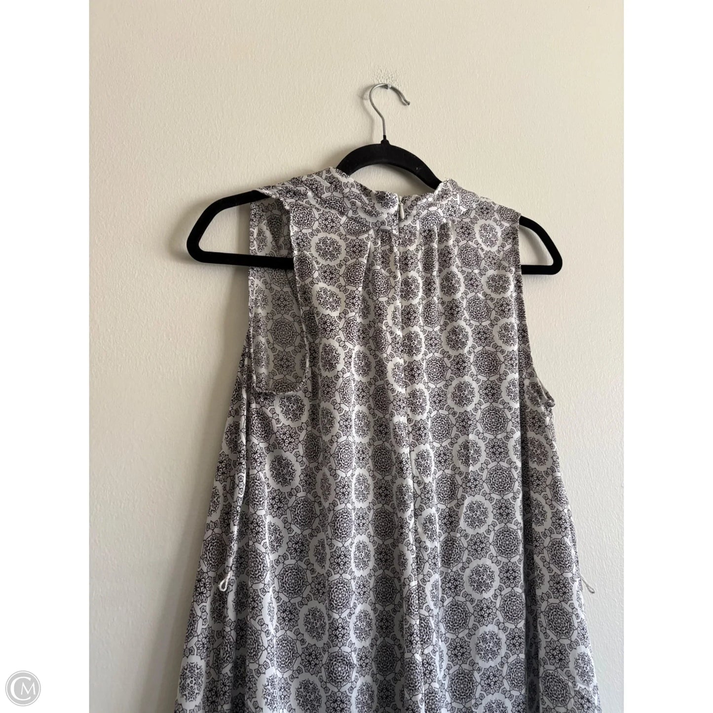 Dress Casual Midi By Peter Som In Black & White, Size: M