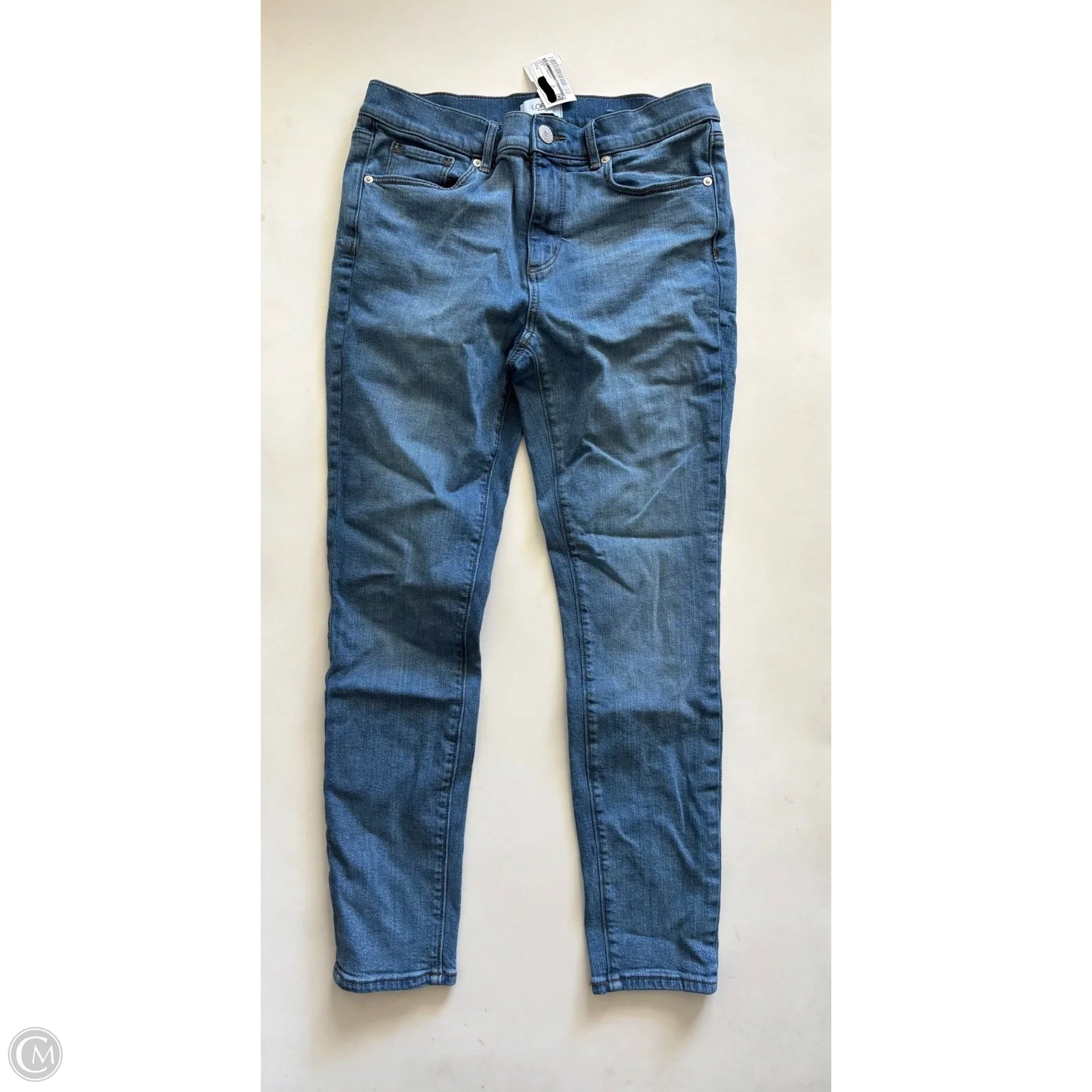 Jeans Straight By Loft In Blue, Size: 4