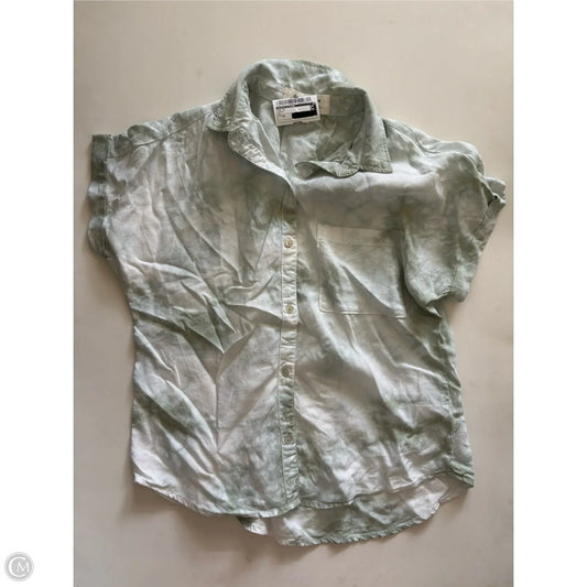 Top Short Sleeve By Cloth & Stone In Green, Size: Xs