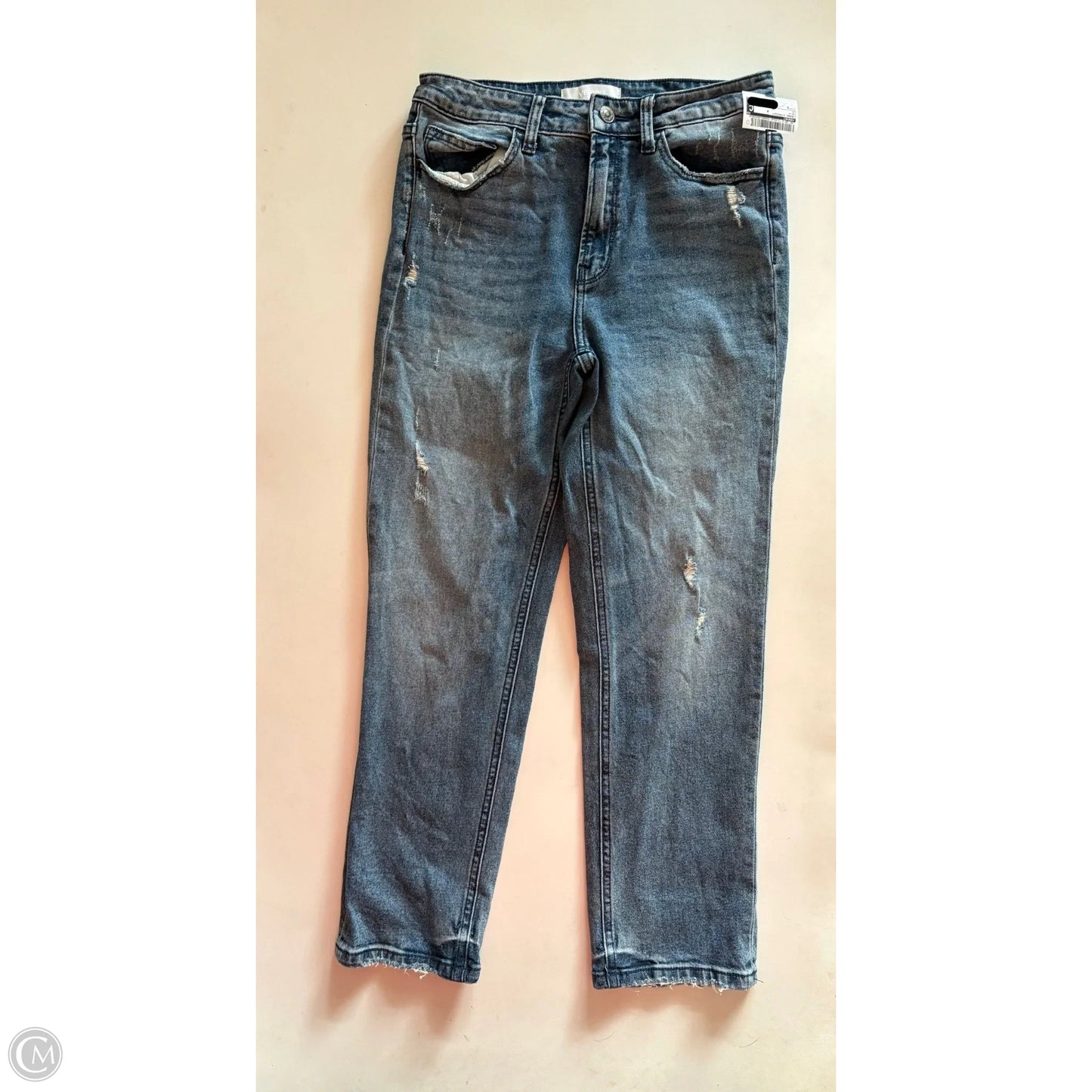 Jeans Straight By Vervet In Blue, Size: 6