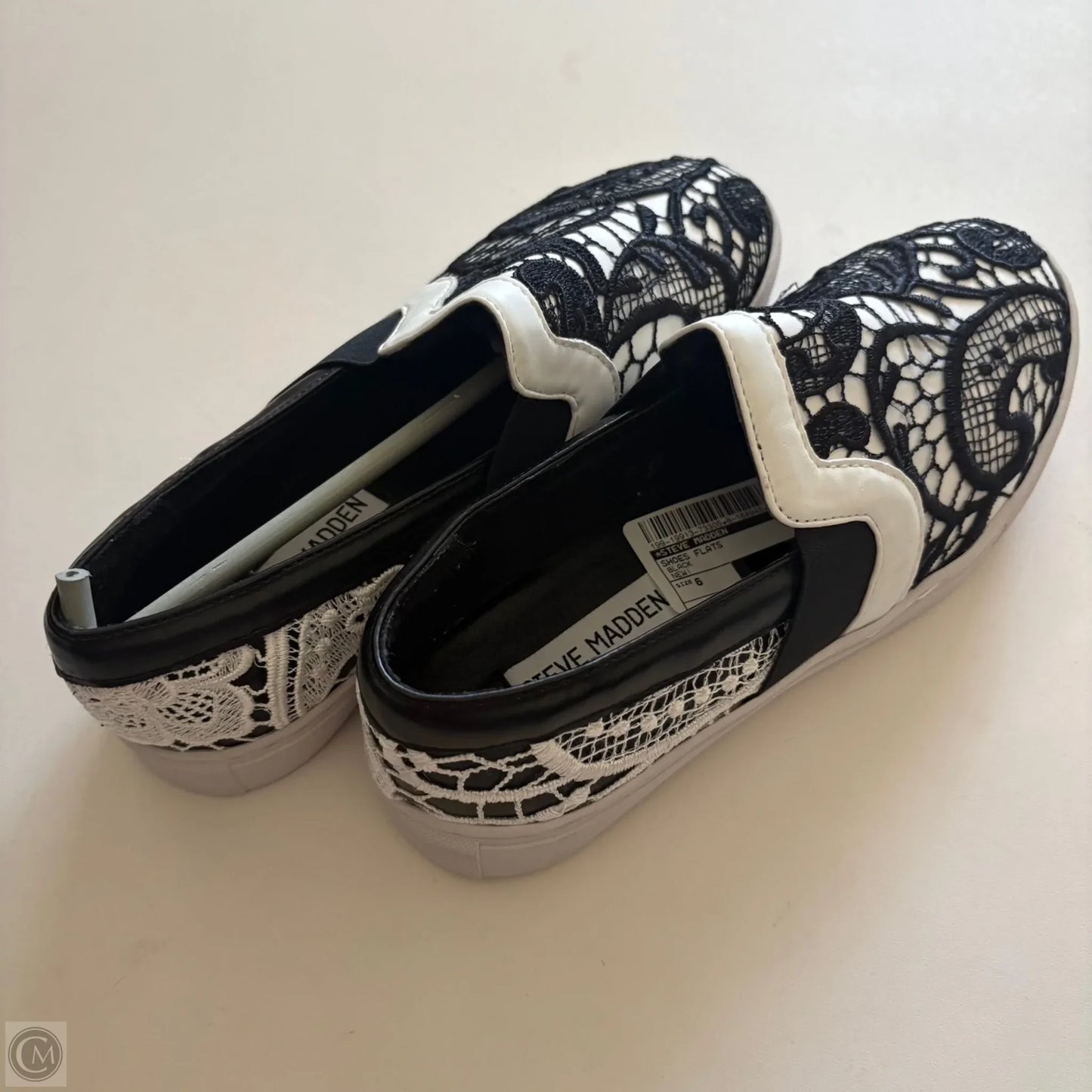 Shoes Flats By Steve Madden In Black, Size: 6