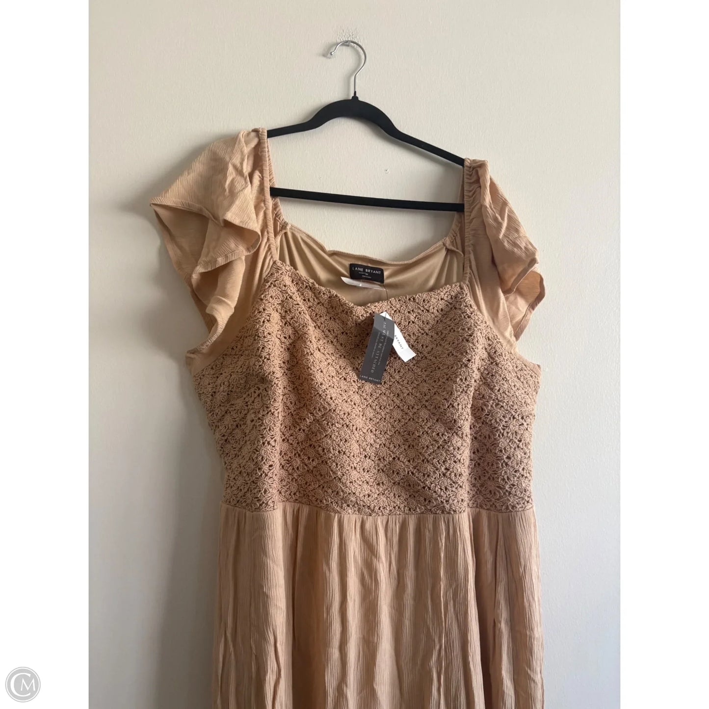 Dress Casual Maxi By Lane Bryant In Tan, Size: 24