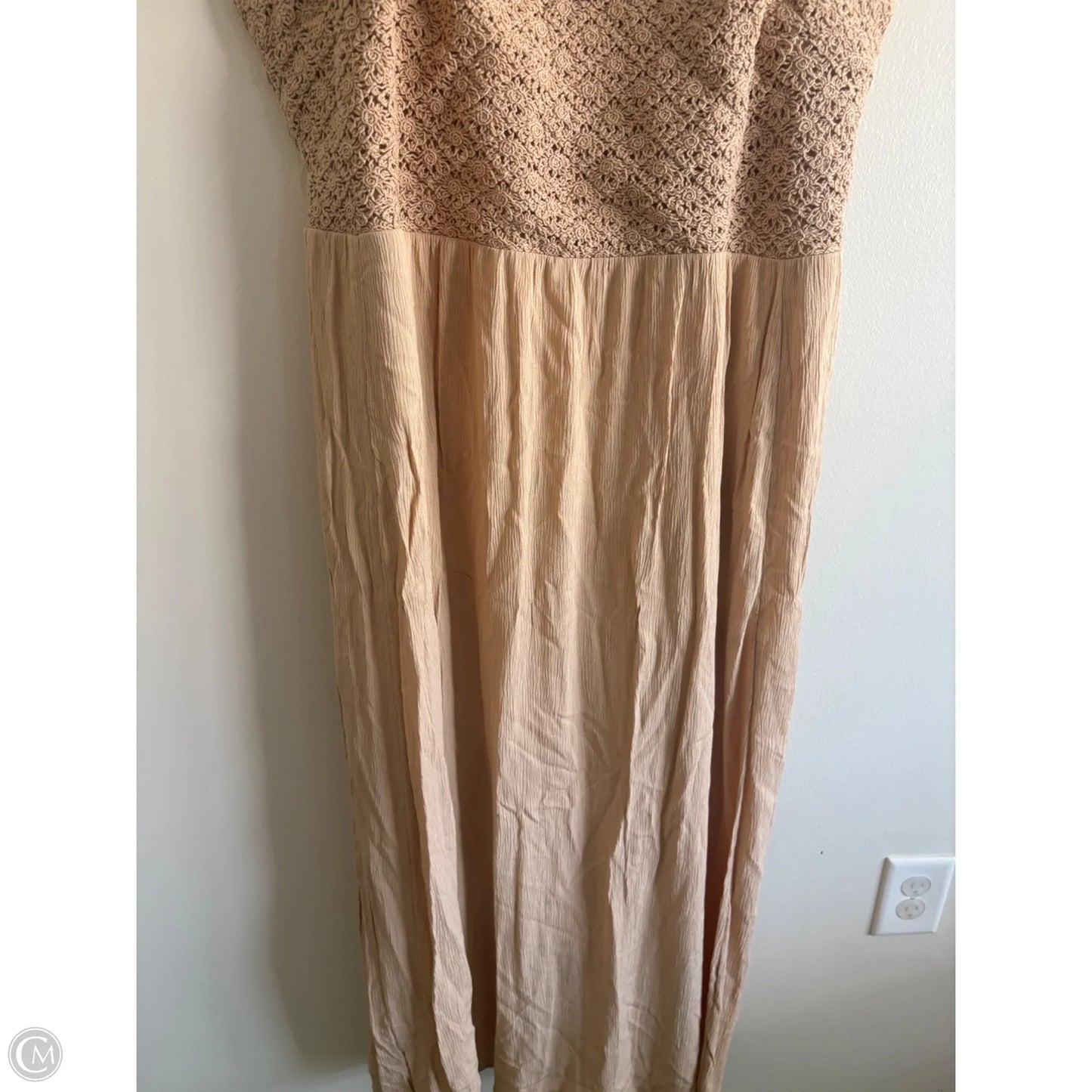 Dress Casual Maxi By Lane Bryant In Tan, Size: 24