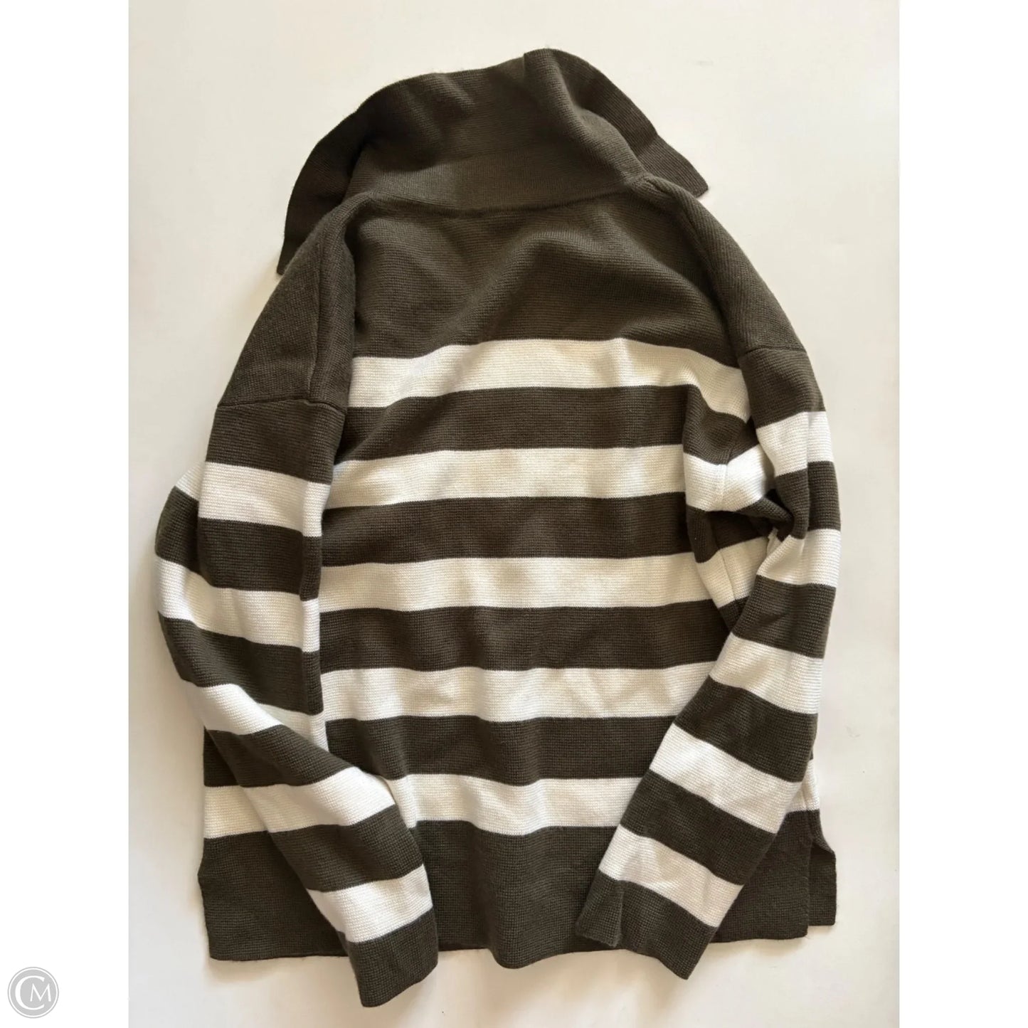 Sweater By Talbots In Striped Pattern, Size: Lp