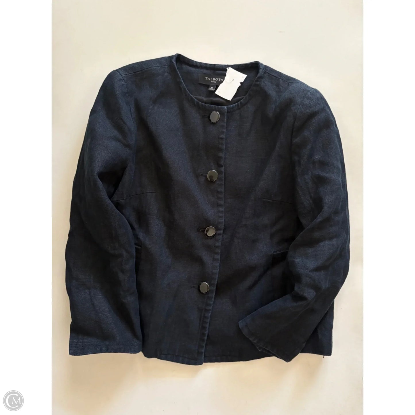 Blazer By Talbots In Navy, Size: 8p
