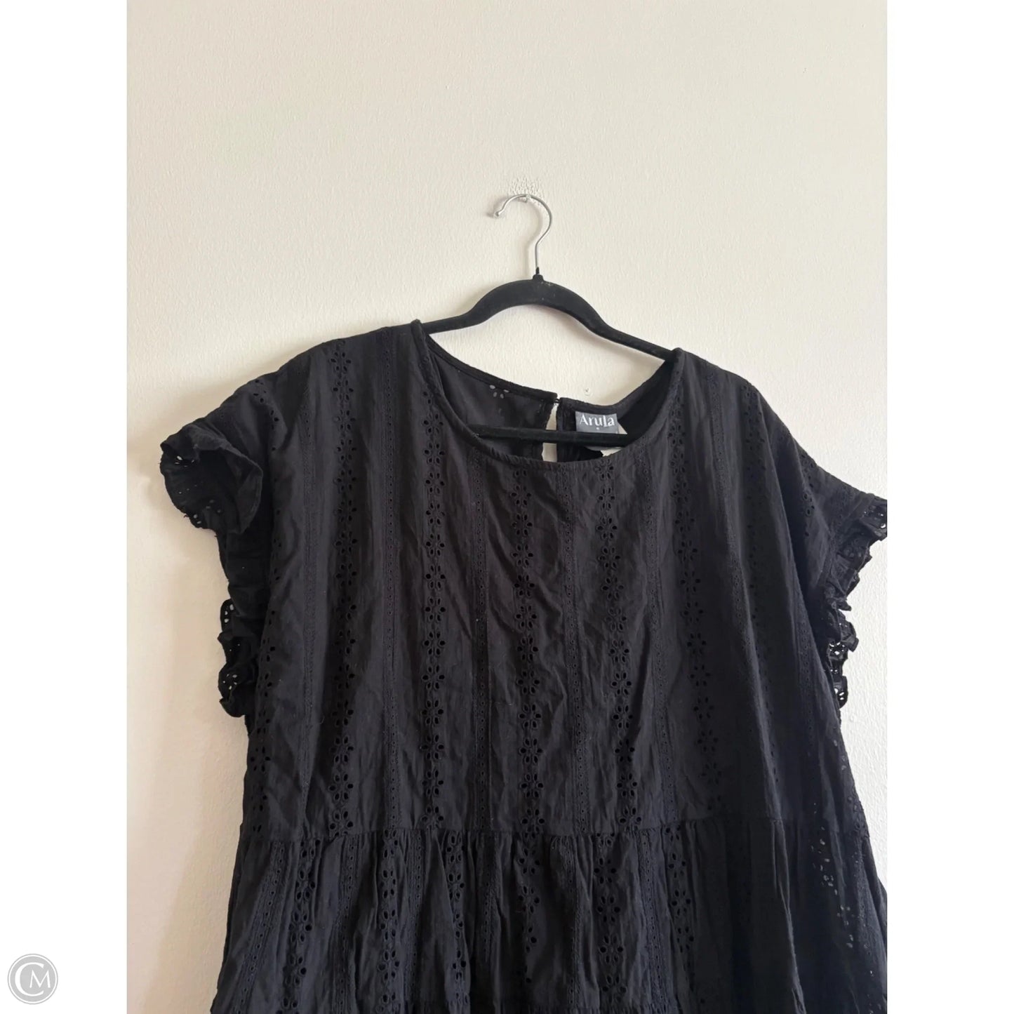 Dress Casual Midi By Arula In Black, Size: 2x