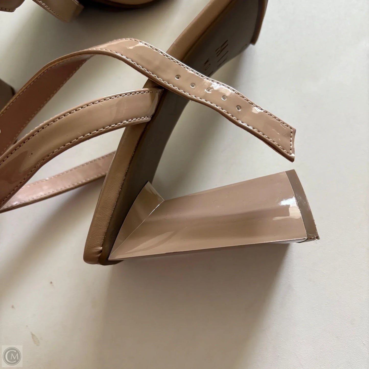 Shoes Heels Block By Mix No 6 In Tan, Size: 10