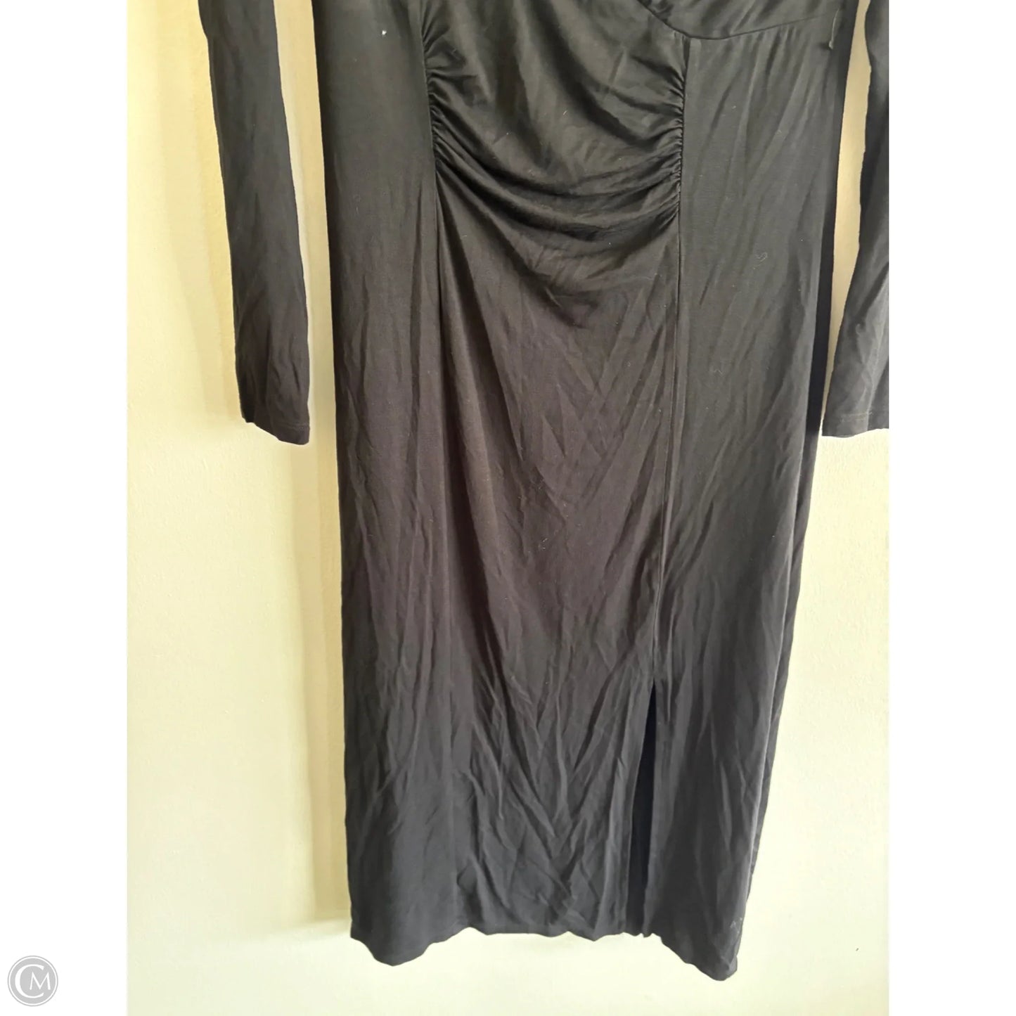 Dress Casual Maxi By Express In Black, Size: M