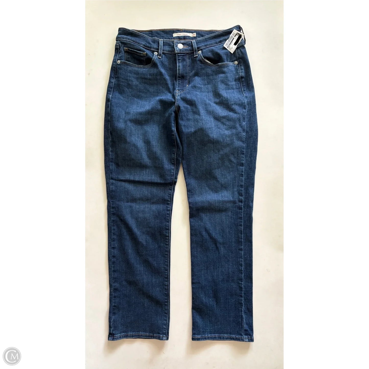 Jeans Straight By Levis In Blue, Size: 6p