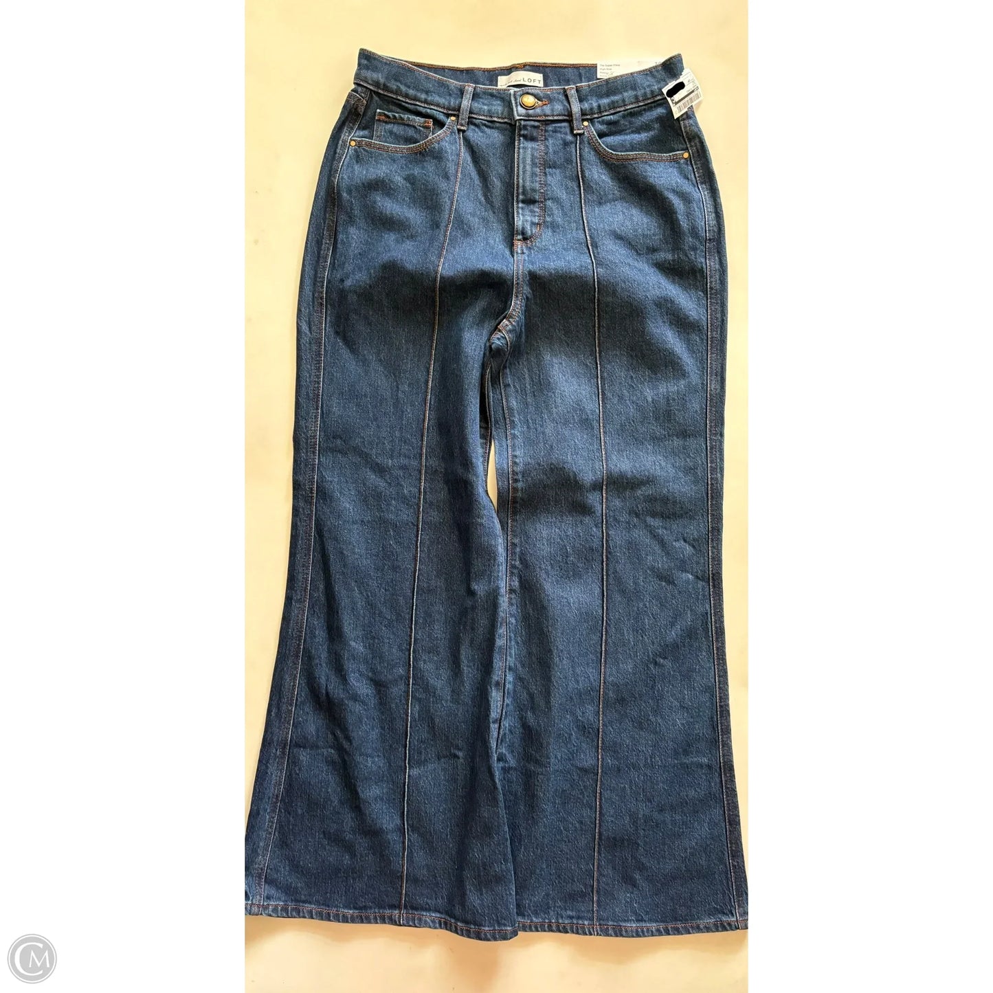 Jeans Flared By Loft In Blue, Size: 10p