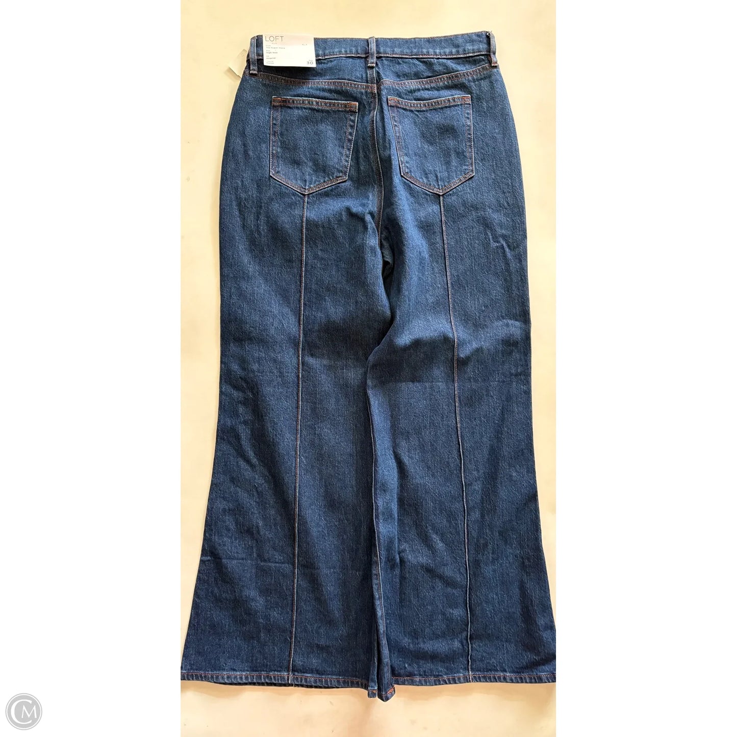 Jeans Flared By Loft In Blue, Size: 10p