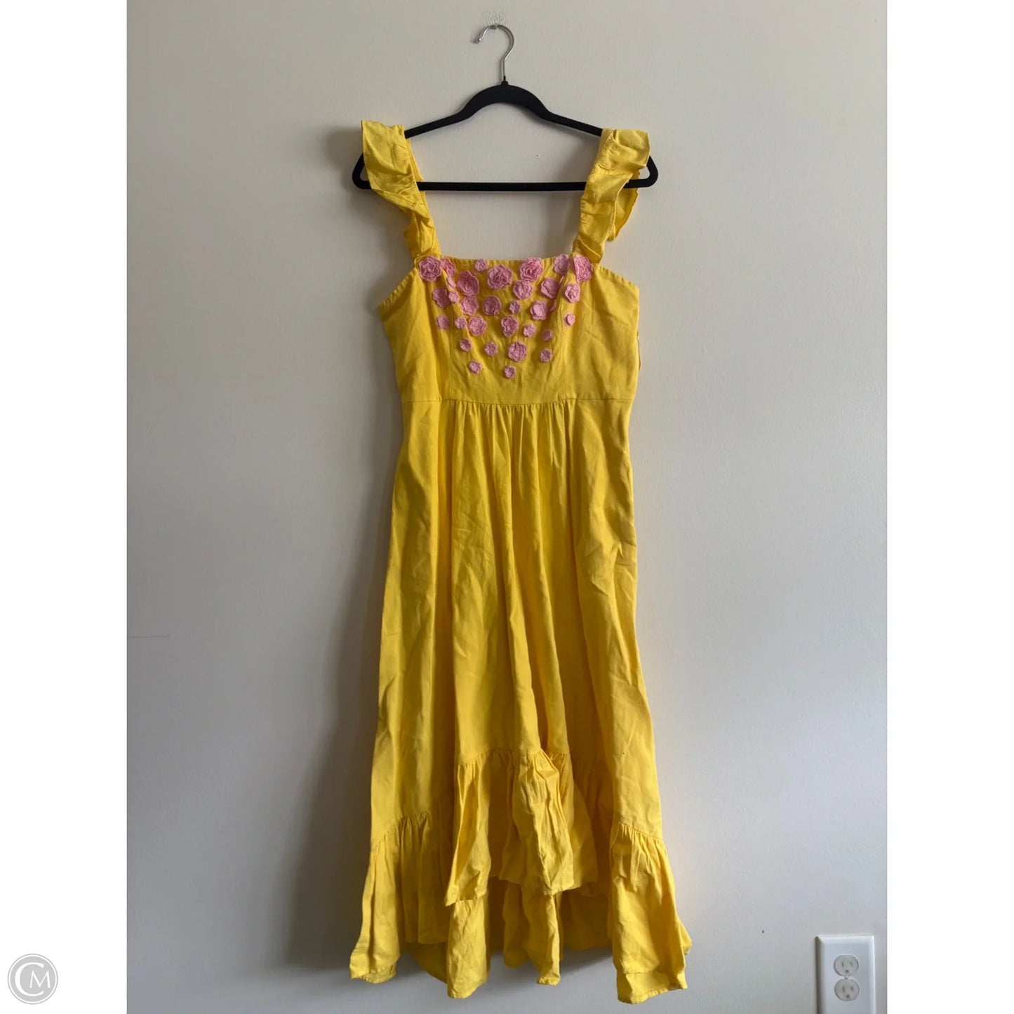 Dress Casual Maxi By Femi9 In Yellow, Size: 8