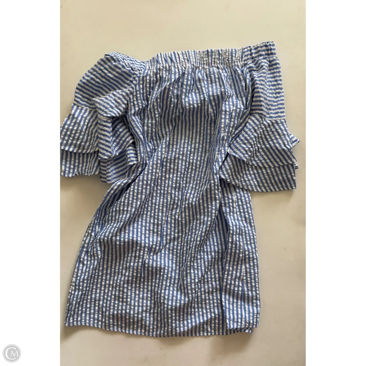 Dress Casual Short By Story In Striped Pattern, Size: M