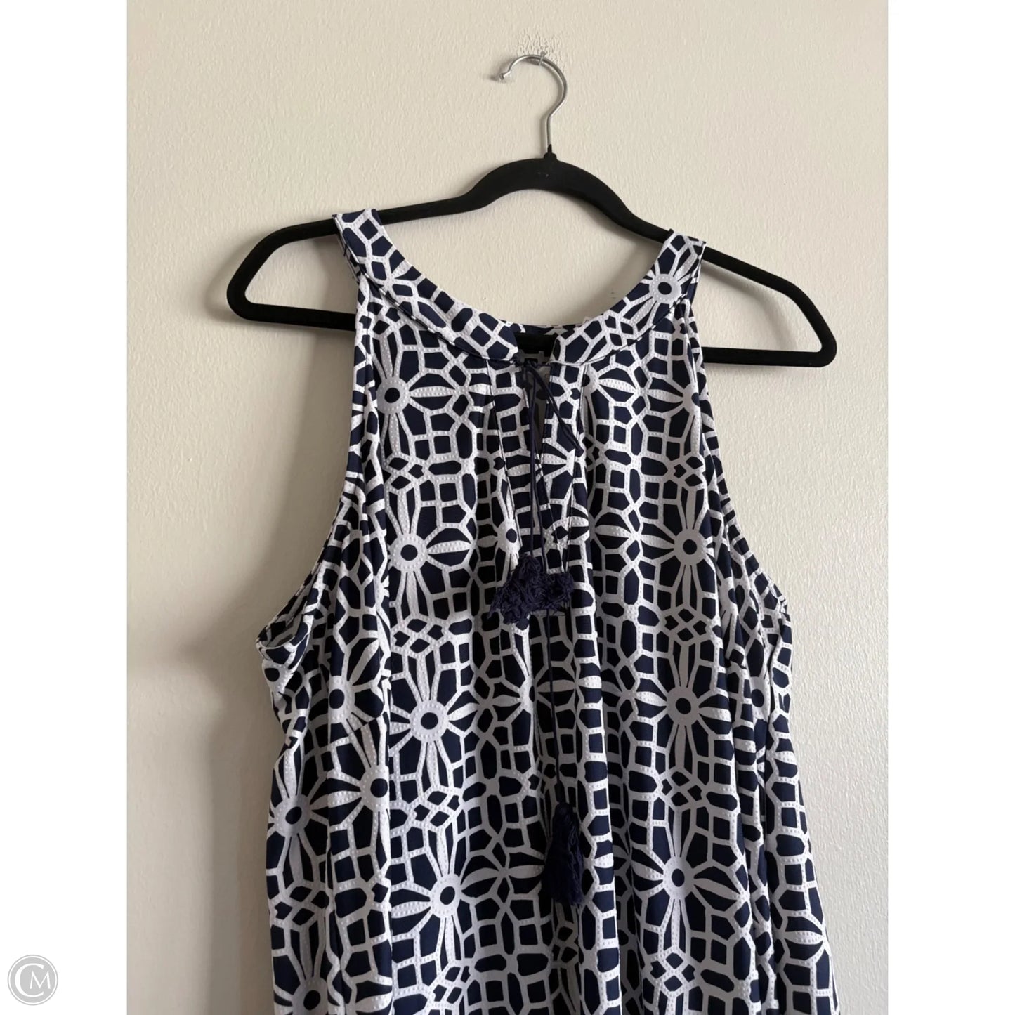 Dress Casual Maxi By Tacera In Navy, Size: 2x