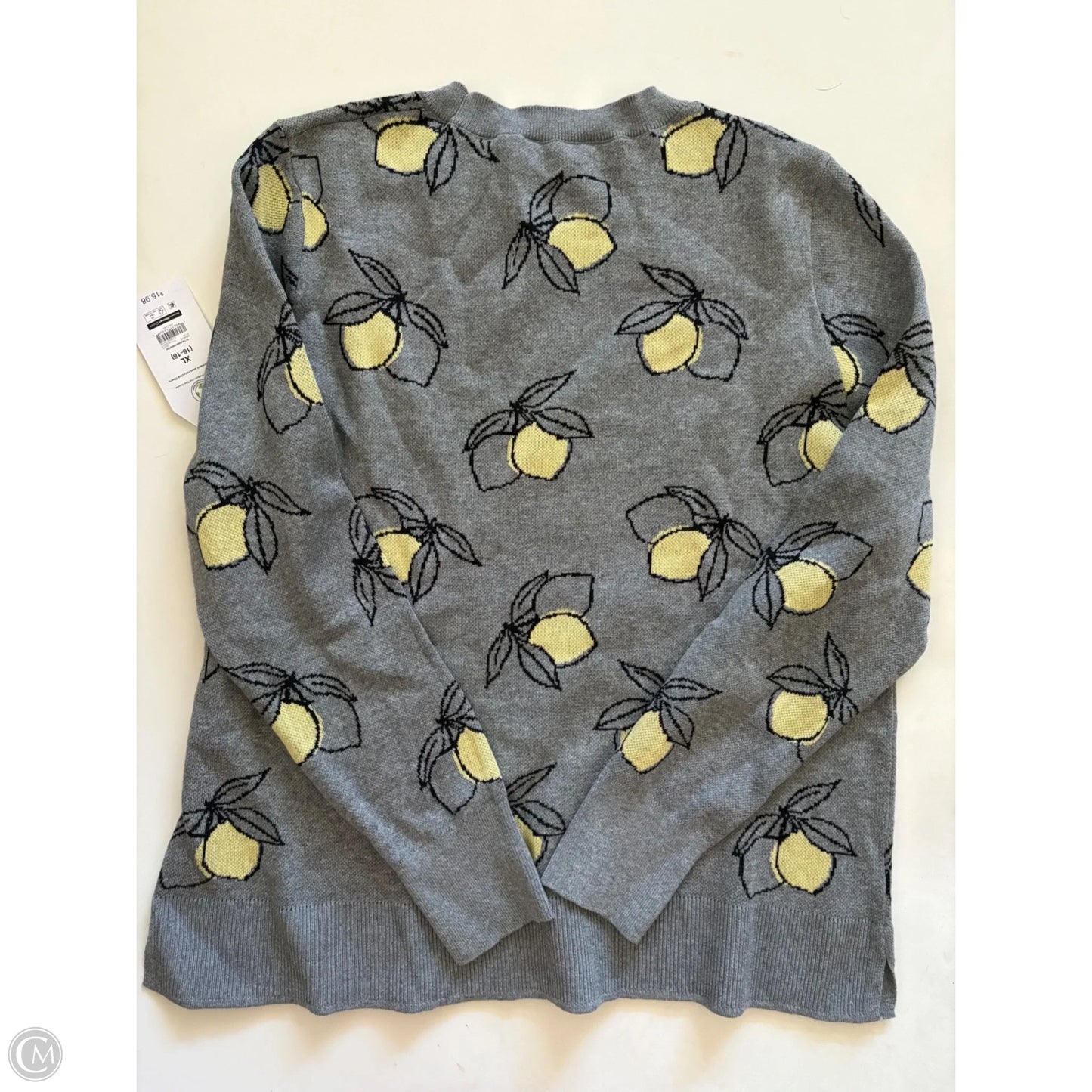 Sweater By Time And Tru In Grey, Size: Xl