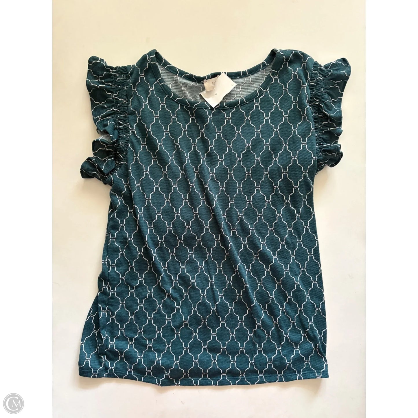 Top Sleeveless By Loft In Green, Size: L