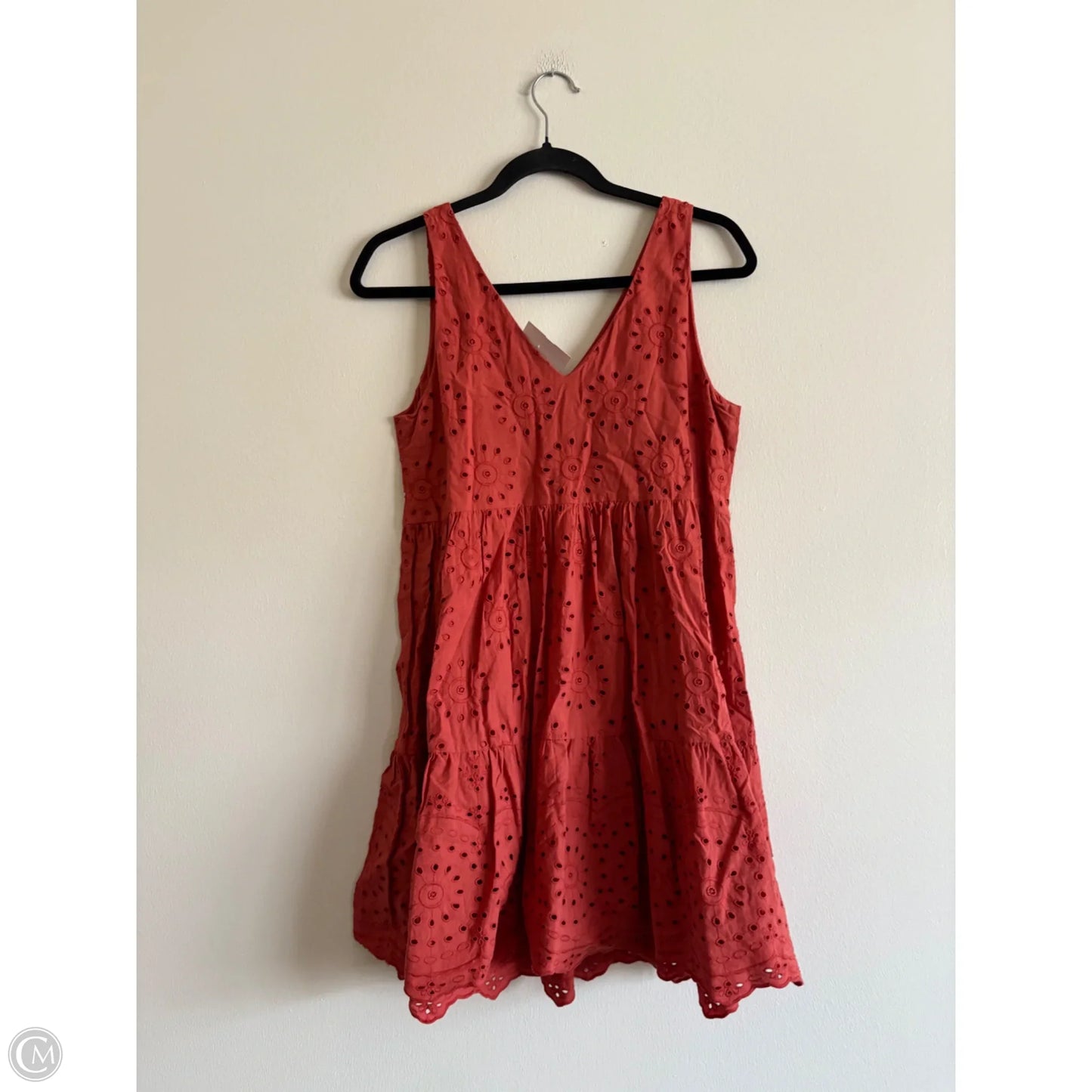 Dress Casual Midi By Loft In Orange, Size: Xs