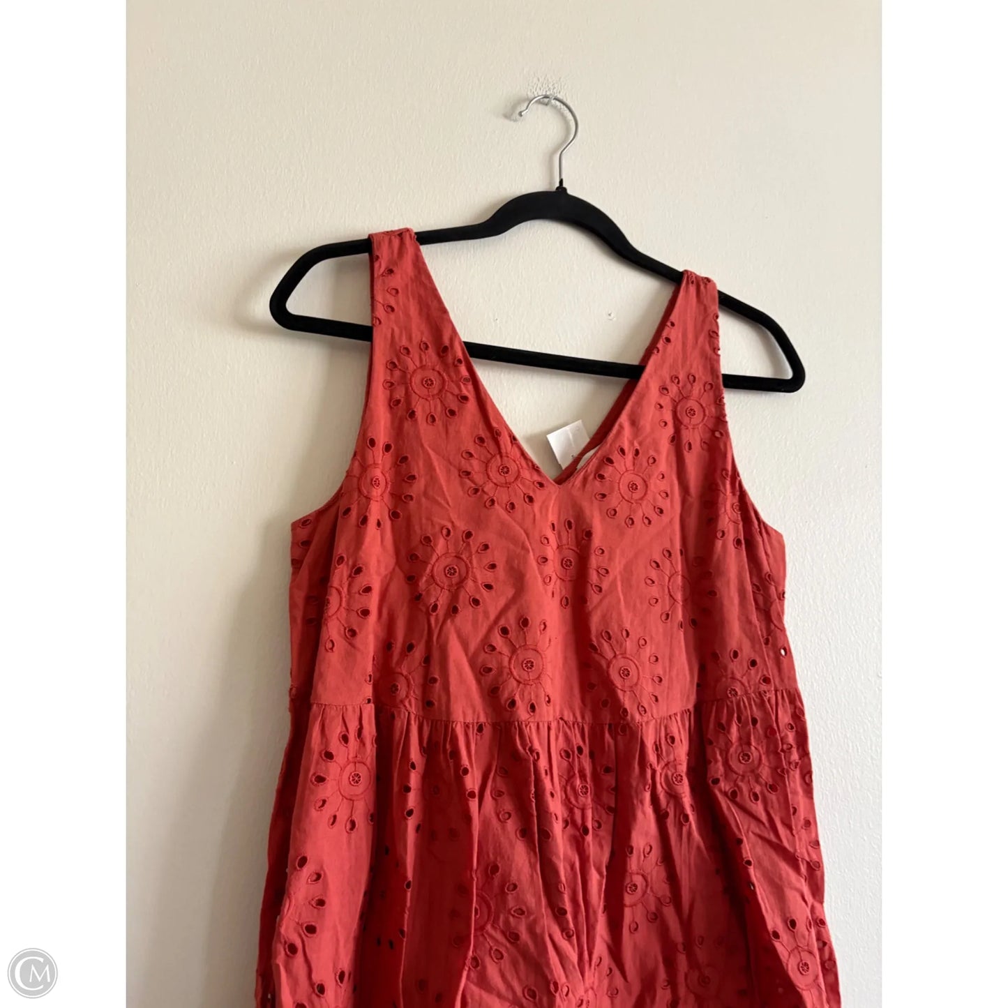 Dress Casual Midi By Loft In Orange, Size: Xs