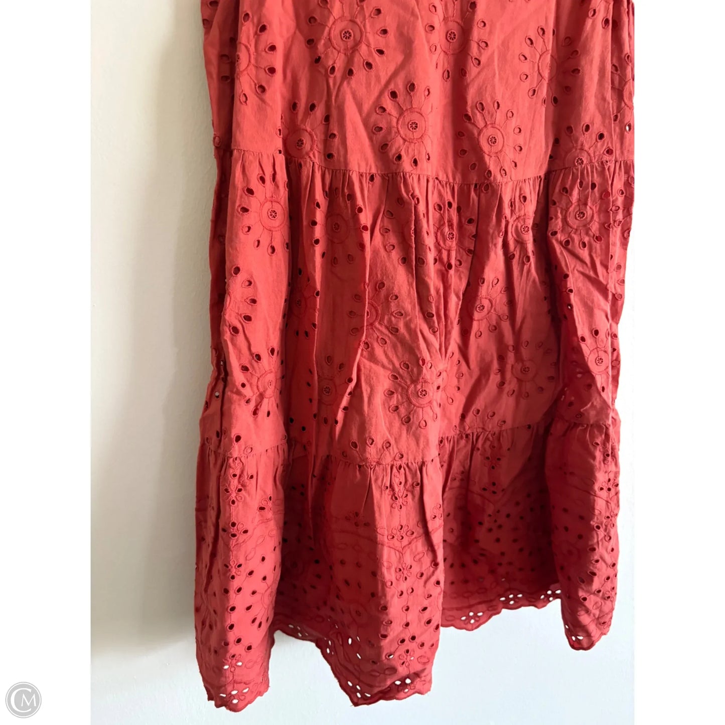 Dress Casual Midi By Loft In Orange, Size: Xs