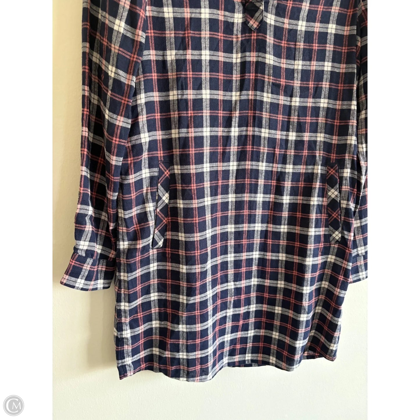 Dress Casual Midi By Southern Tide In Plaid Pattern, Size: M