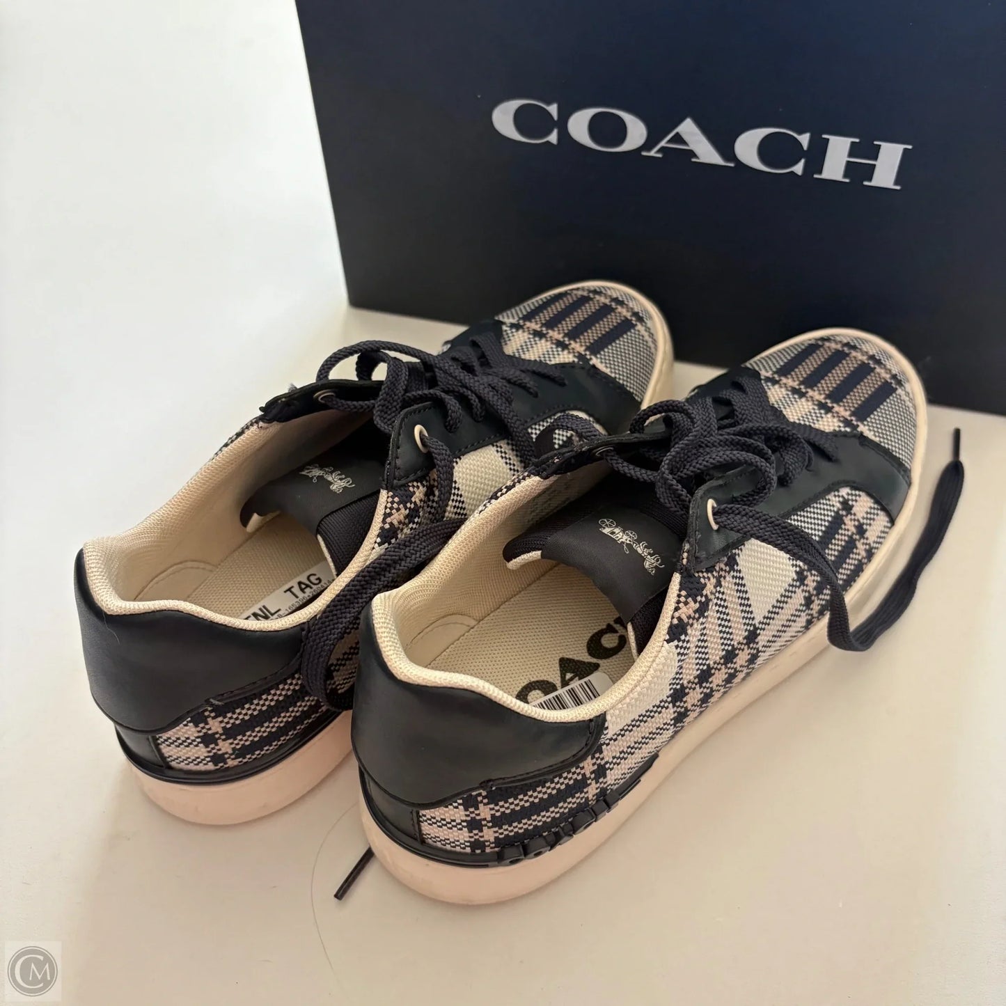 Shoes Designer By Coach In Navy, Size: 7
