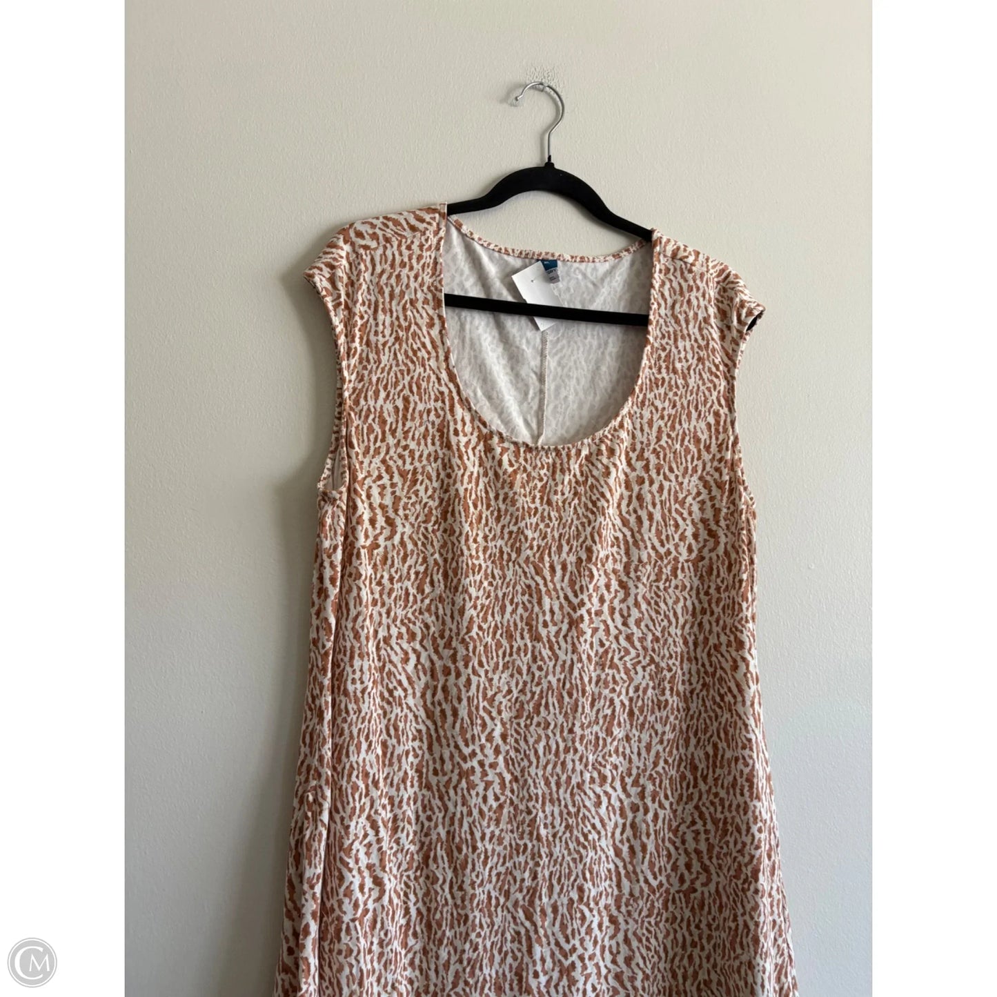 Dress Casual Maxi By Old Navy In Animal Print, Size: Xl
