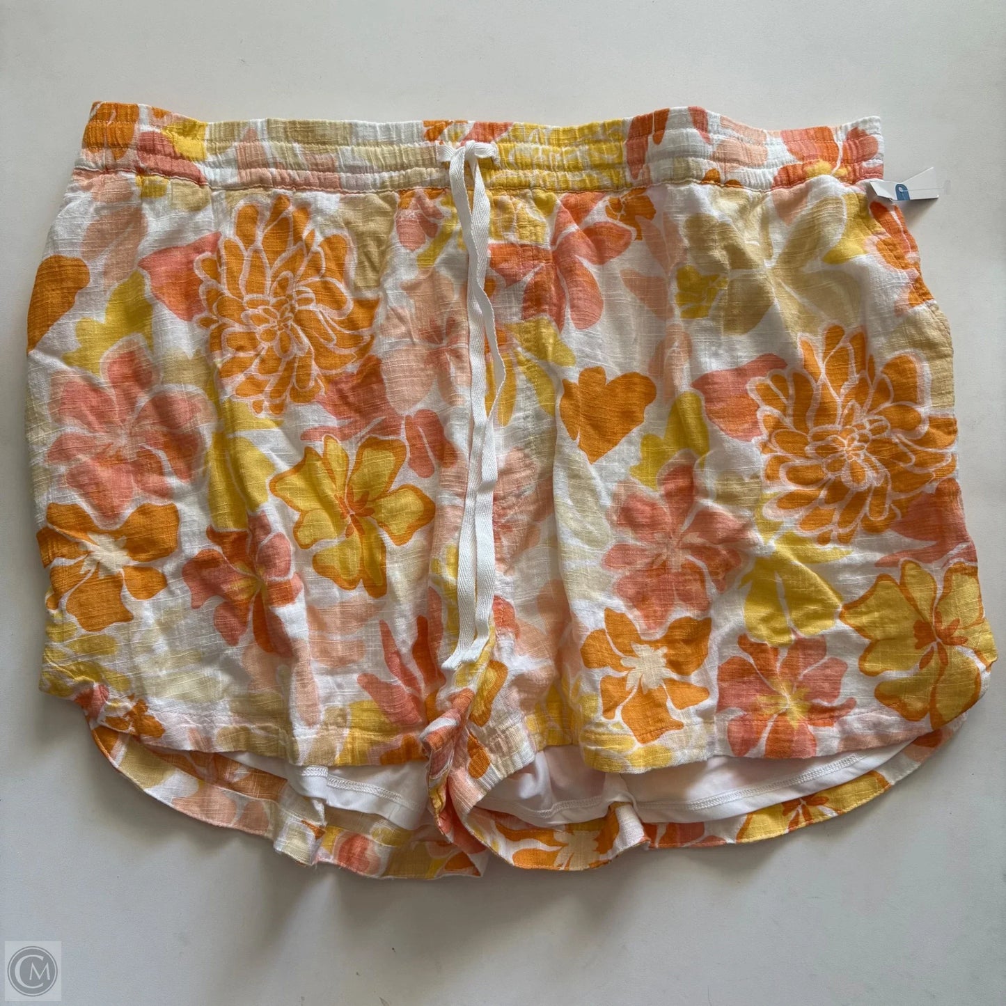 Shorts By Arizona In Orange, Size: 2x