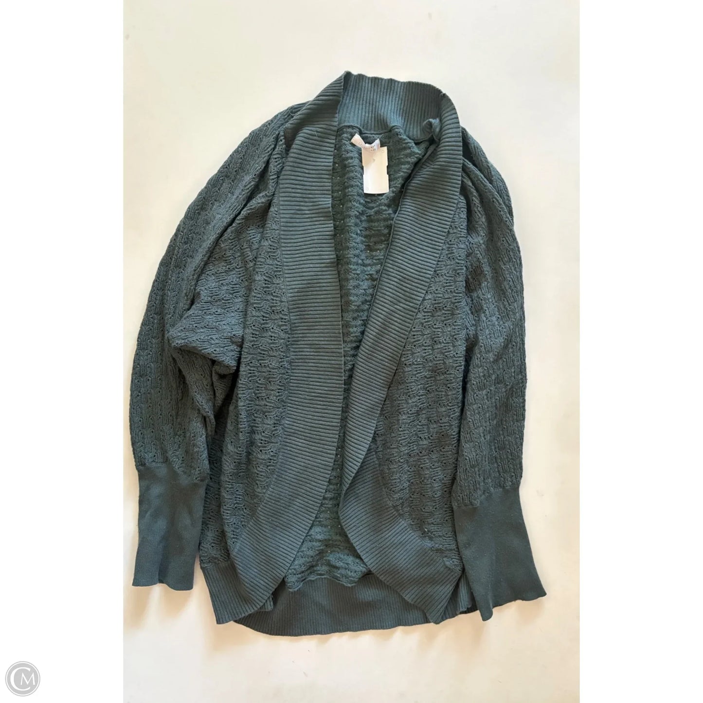 Sweater Cardigan By Lc Lauren Conrad In Green, Size: L