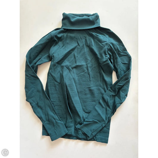 Top Long Sleeve By Athleta In Green, Size: Xs