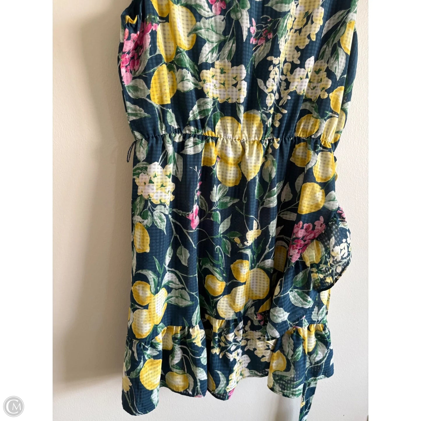 Dress Casual Short By Bobeau In Floral Print, Size: Xl