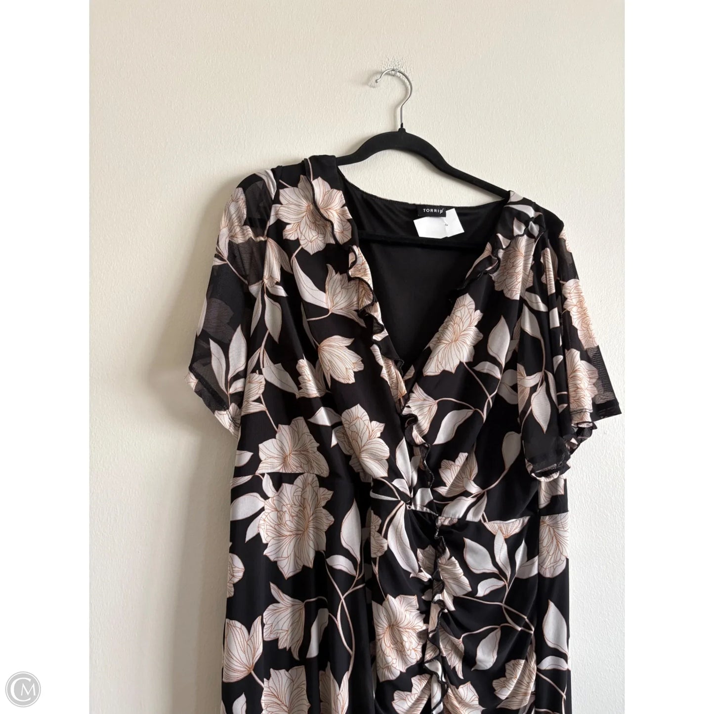 Dress Casual Midi By Torrid In Floral Print, Size: 3x