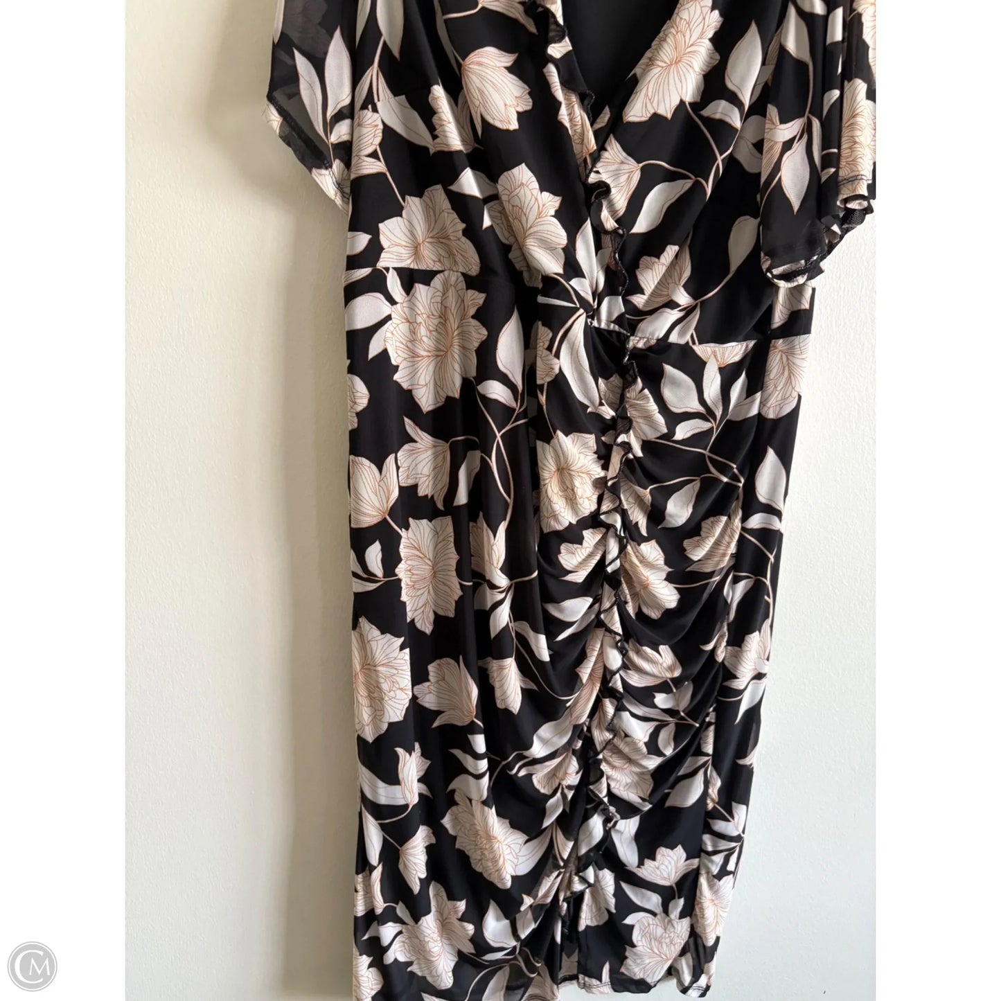 Dress Casual Midi By Torrid In Floral Print, Size: 3x
