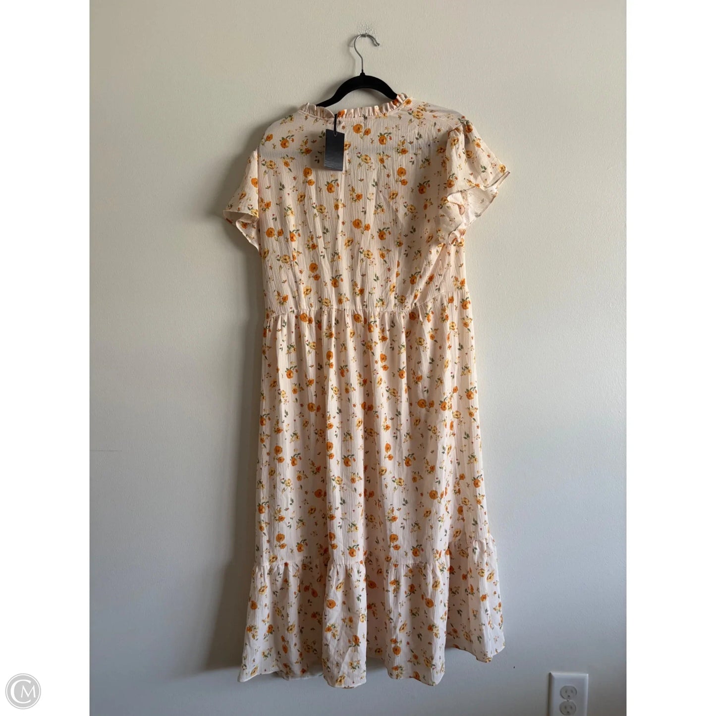 Dress Casual Maxi By Crimson In Yellow, Size: Xl