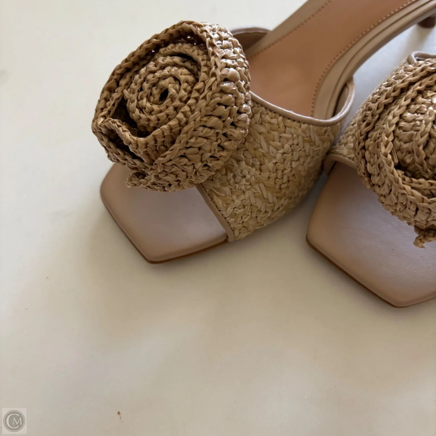 Sandals Heels Kitten By Vince Camuto In Tan, Size: 7