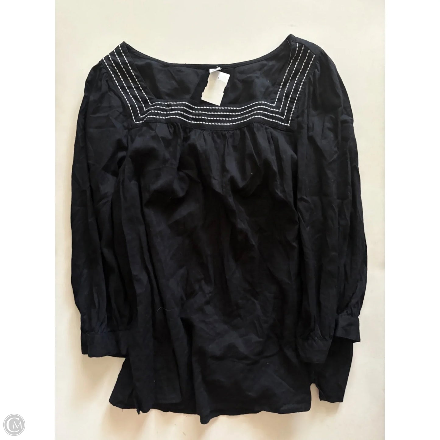 Top Long Sleeve By Old Navy In Black, Size: Xl