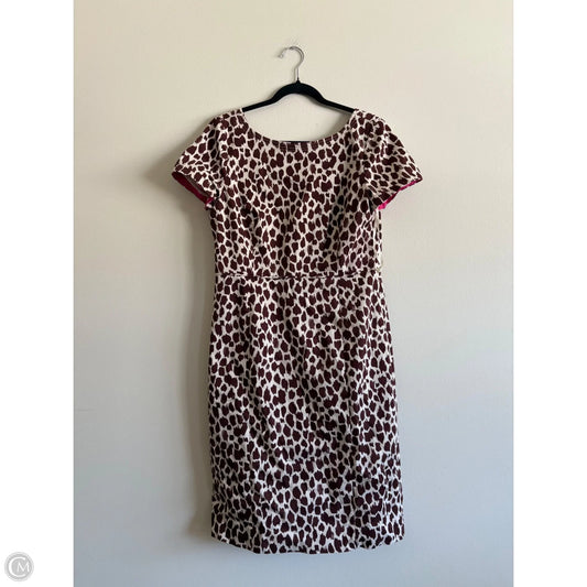 Dress Work By J. Crew In Animal Print, Size: 12