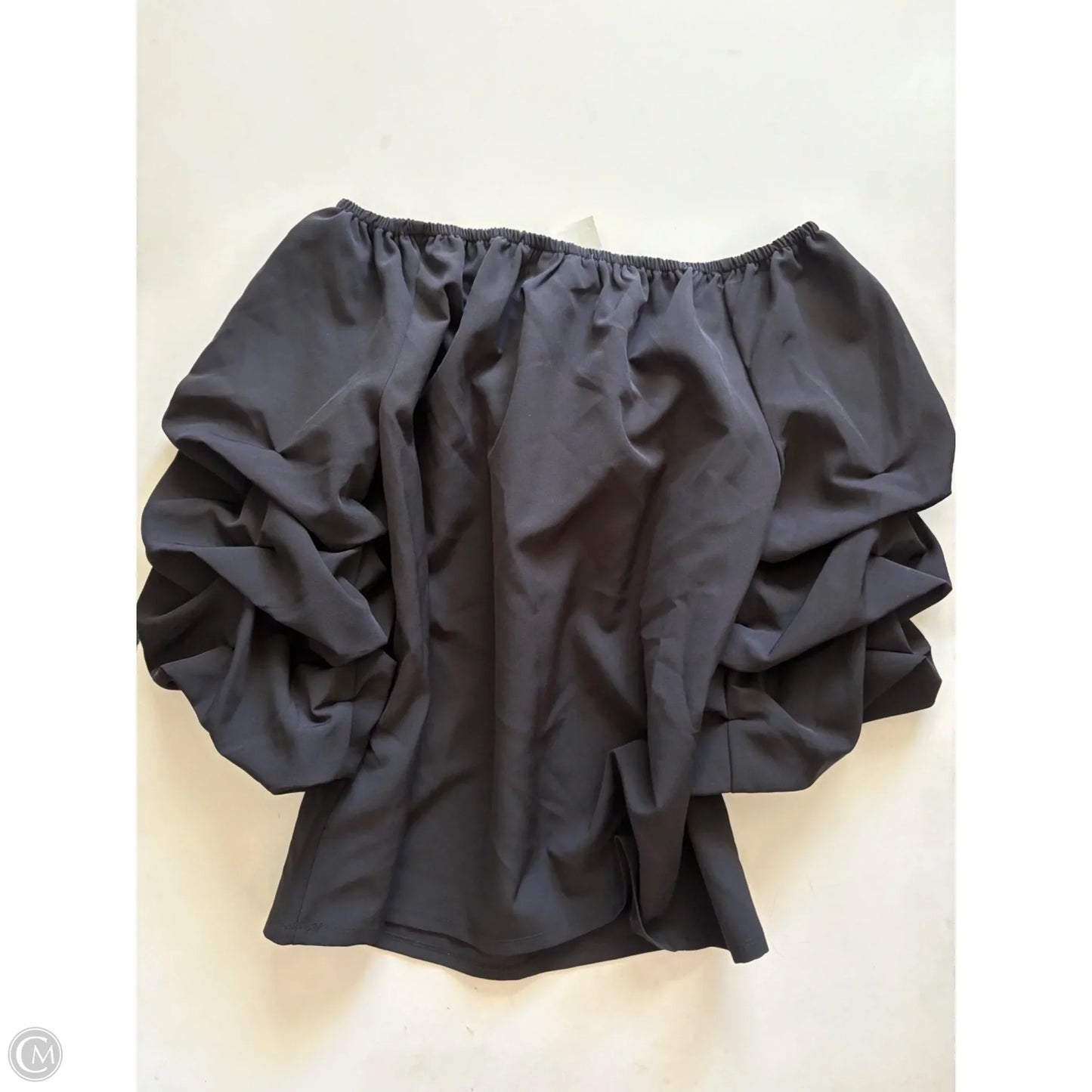 Top Short Sleeve By Cece In Black, Size: M