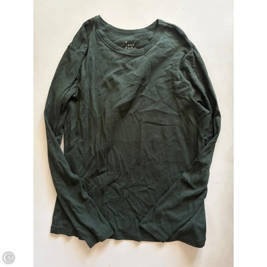 Top Long Sleeve By A New Day In Green, Size: L