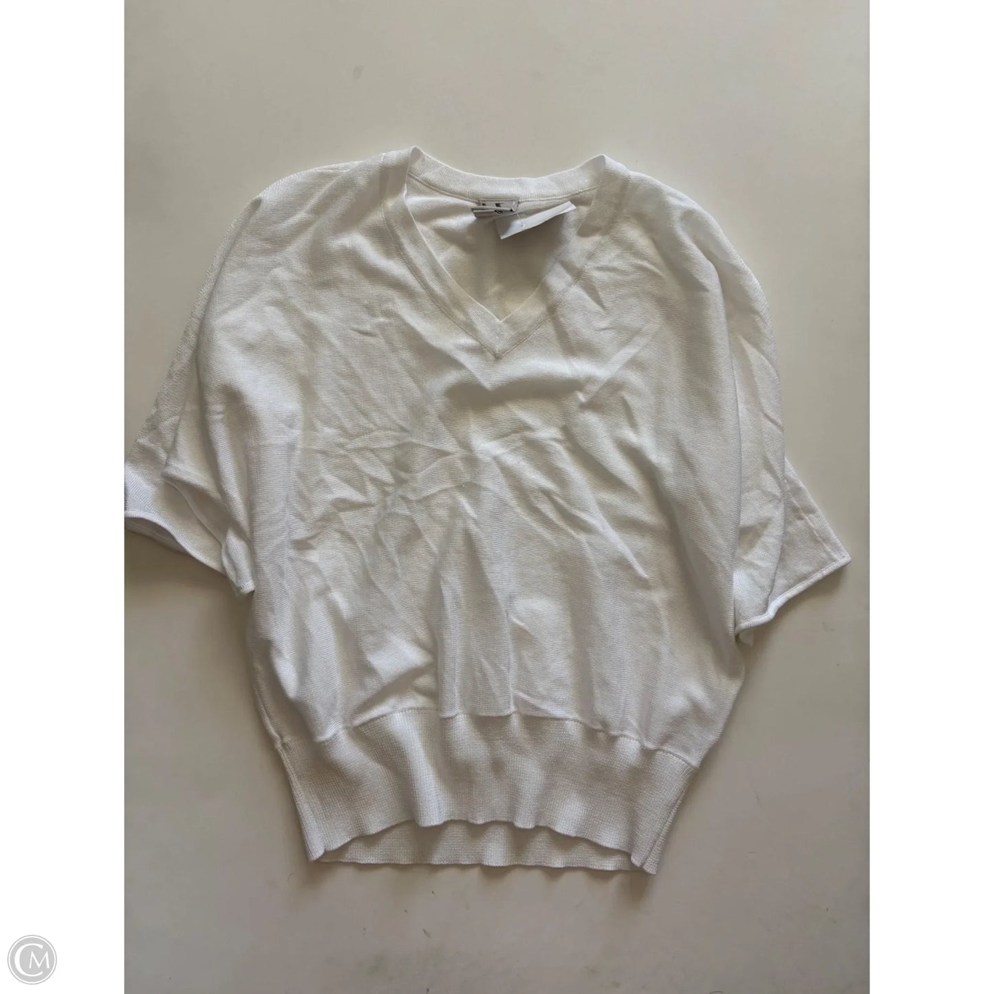 Sweater By Worthington In White, Size: S