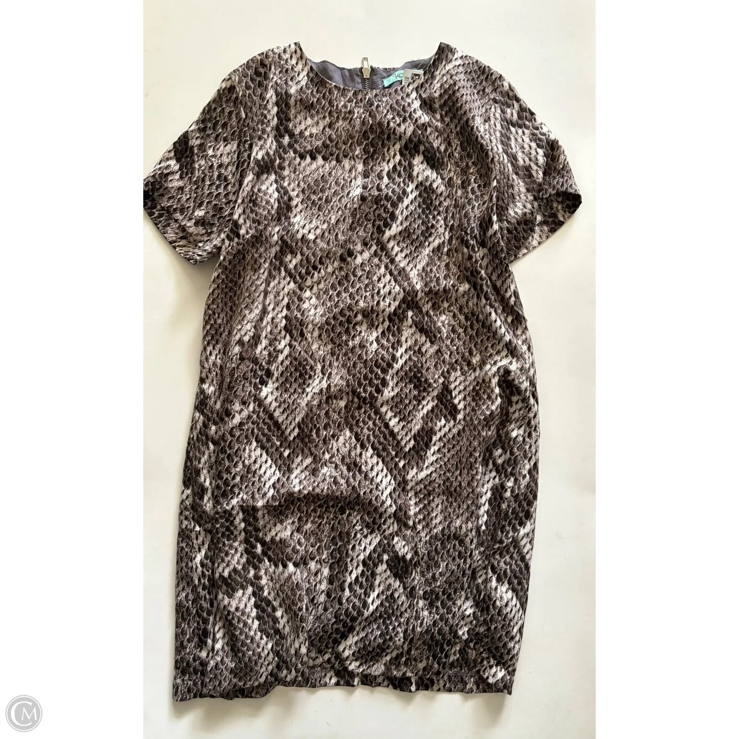 Dress Casual Midi By Karlie In Animal Print, Size: L