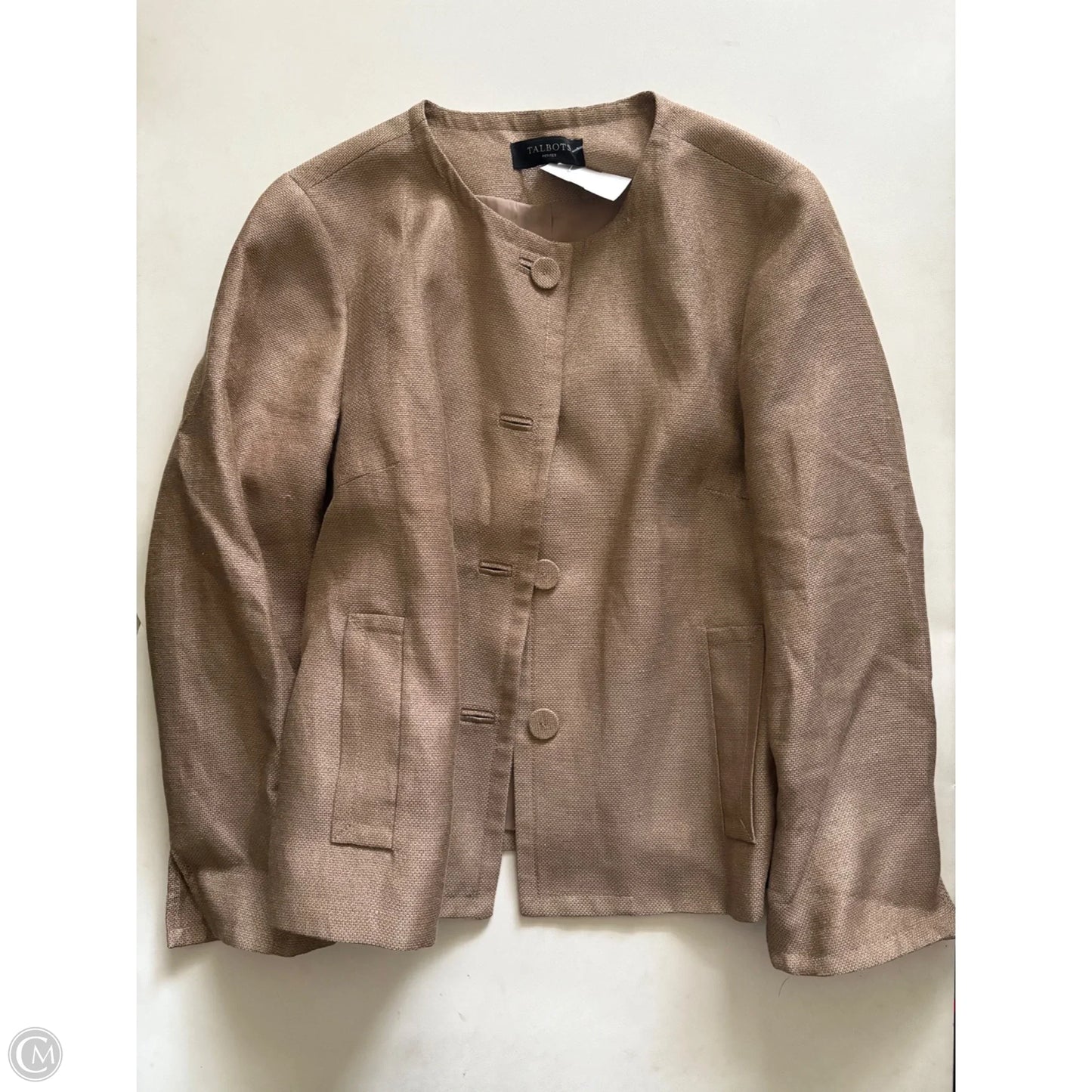 Blazer By Talbots In Gold, Size: 12p