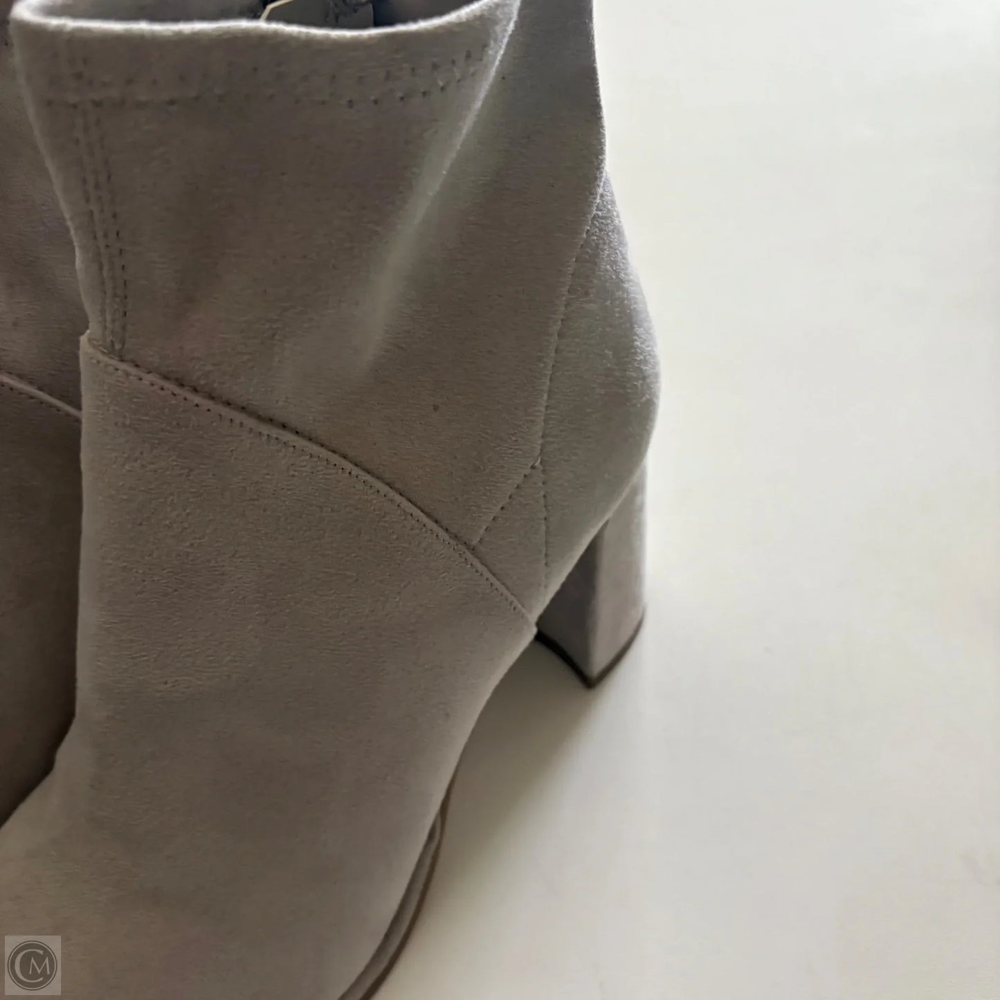 Boots Ankle Heels By Marc Fisher In Grey, Size: 8.5