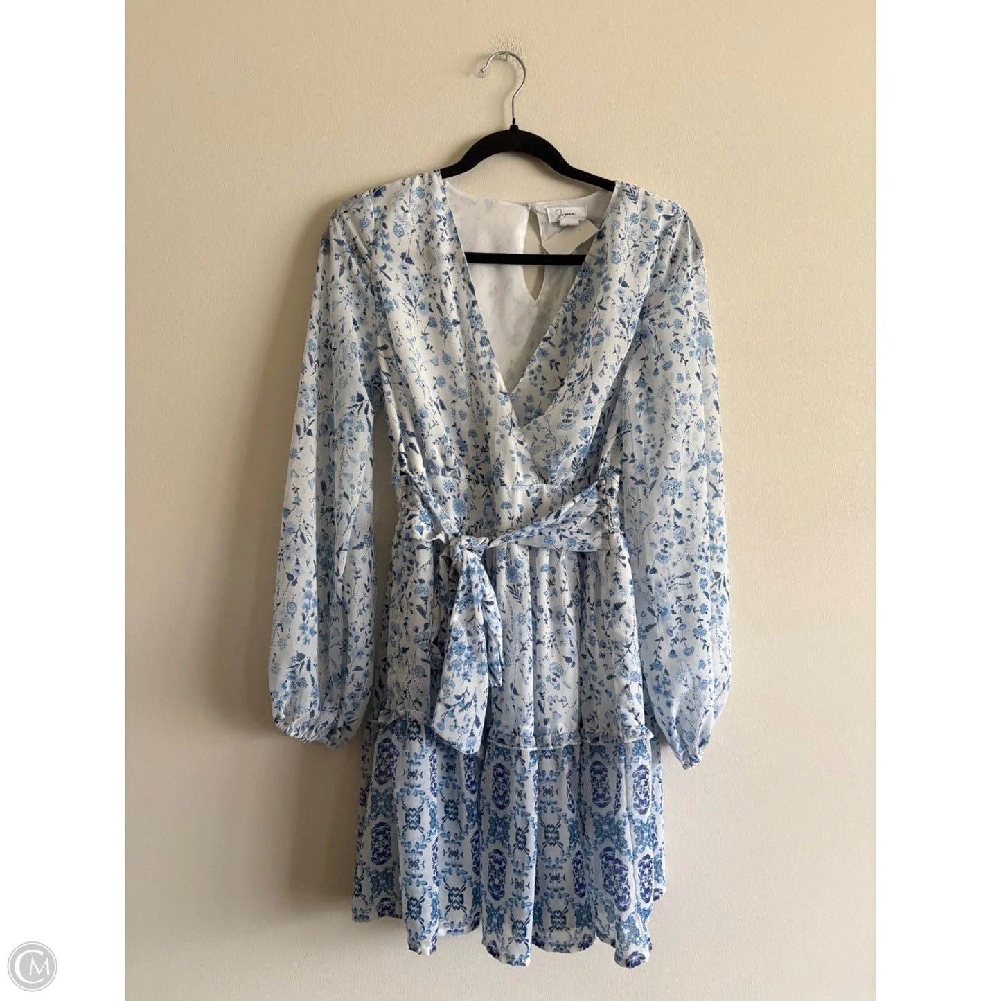 Dress Casual Midi By Japna In Blue, Size: L