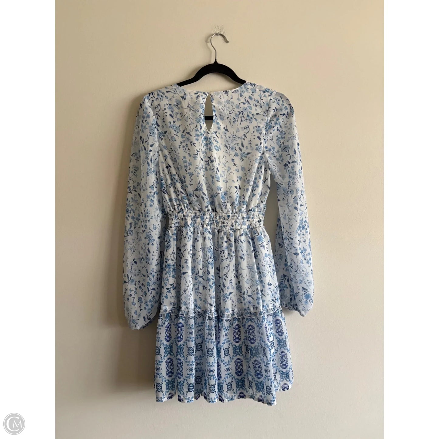 Dress Casual Midi By Japna In Blue, Size: L